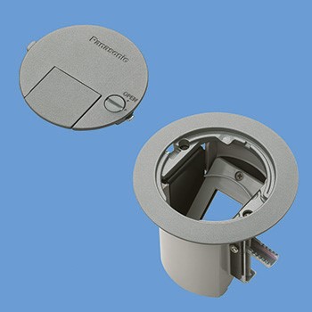 DUM7002DH パナソニック 住宅向け収納型コンセント(二重床用) ダークグレー 弱電用ブランク1コ口取付枠付