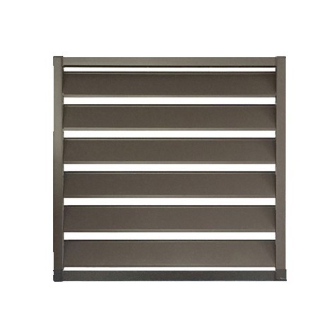 【メーカー直送】 アルミルーバーウインドラティス2型 900×900mm ブラウン 屋外 庭 目隠し 柵 DIY 4524804123797 [ポスト別売]