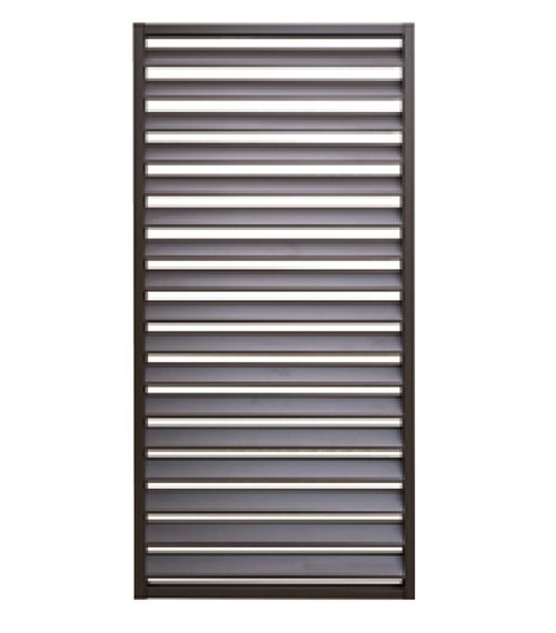 【メーカー直送】 アルミルーバーラティス4型 1800×900mm ブラウン 屋外 庭 目隠し 柵 DIY DIY 4524804127092 [ポスト別売]