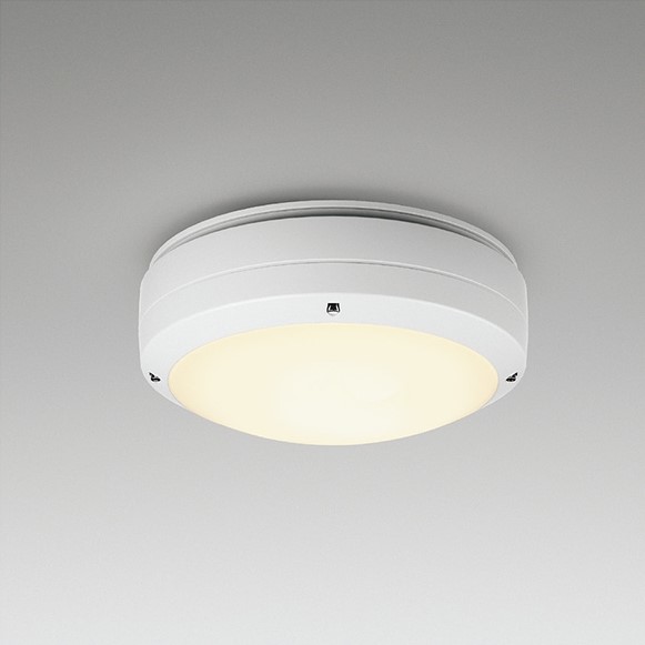 ERG5468WC 遠藤照明 軒下用シーリングライト 白 2灯用 ランプ別売｜コネクト オンライン