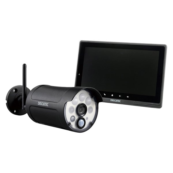 WSS7M2C 防犯カメラ DELCATEC ワイヤレスフルHDカメラ＆7inchモニターセット | 製品情報 | DX