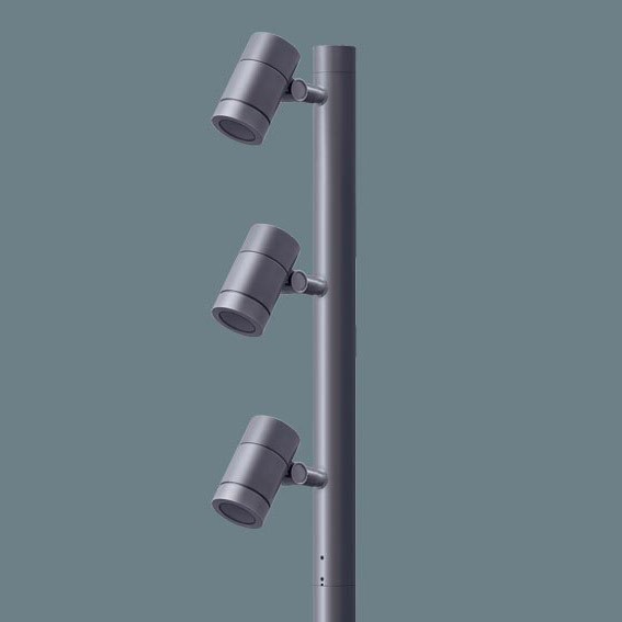 YYY33284ZLE1 パナソニック スポットライト ポール取付専用 3灯 グレー LED（電球色） 中角 (YYY33284LE1 相当品)