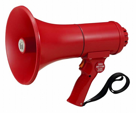 楽天市場】ER-1106S TOA 防滴メガホン 6W サイレン音付