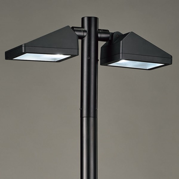 AD-3321H-L 山田照明 ポールライト 2灯 黒色 LED（電球色）