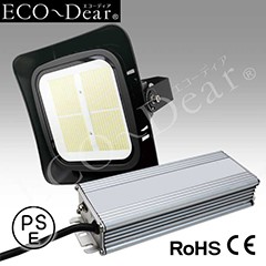 楽天市場】MH-402-100W-5000K ダイトク 高天井用投光器 屋外 防水 LED