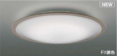 AH55647 コイズミ シーリングライト グレイッシュウッド LED 調色 Fit調光 ～10畳