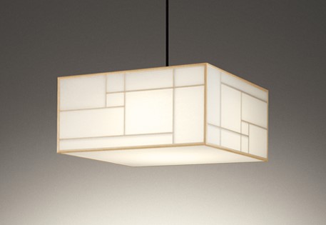OP252686R1 オーデリック 和風ペンダントライト 白木 LED 調色 調光 ～8畳
