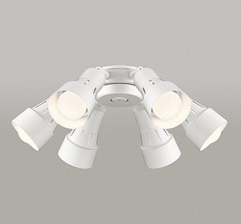 WF277PR1 オーデリック シーリングファン専用灯具 6灯 ホワイト LED 光色切替 調光 (WF277PR 後継品)｜コネクト オンライン