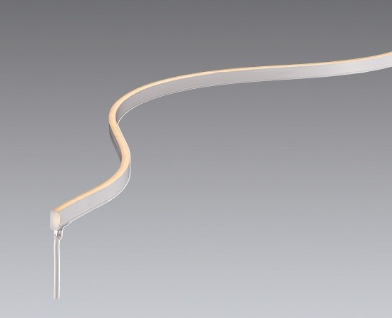SXX9046N 遠藤照明 ドットレスフレキシブルライト 横曲げ 800mm ブラック LED Synca調色 無線調光 拡散 (SXX9046N)