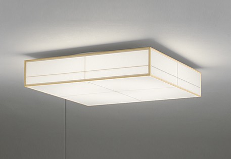OL291701LR オーデリック 和風シーリングライト プルスイッチ付 白木 LED(電球色) ～10畳