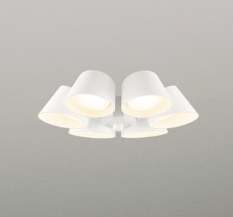 WF226LR オーデリック シーリングファン用シャンデリア WF054専用 6灯 ホワイト LED(電球色) ～8畳