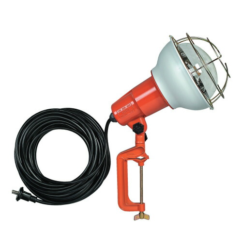 RE-510 ハタヤリミテッド 防雨型作業灯 リフレクターランプ500W 100V電線10m バイス付 7,286円