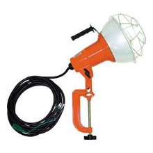 RG-305 ハタヤリミテッド 防雨型作業灯 リフレクターランプ300W 100V電線5m バイス付