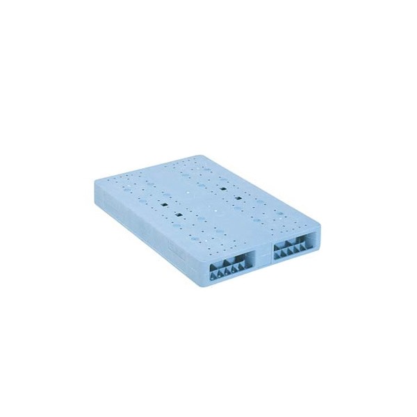 【メーカー直送】 【法人限定・個人宅配送不可】 R2-068100F サンコー プラスチックパレット 三甲 ライトブルー （プラパレ）