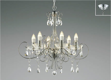 楽天市場】AA40897L コイズミ シャンデリア 18灯 LED（電球色