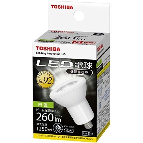 楽天市場】【送料無料】東芝TOSHIBA LED電球 LDR5W-W-E11/3 ハロゲン