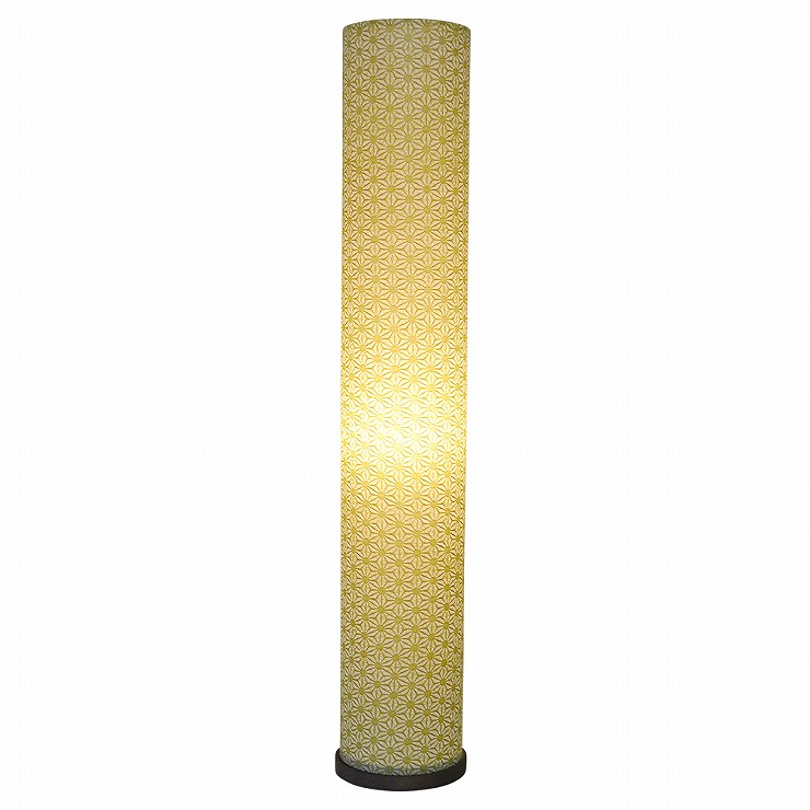 【メーカー直送】 SF-1903-LD 彩光デザイン 和風フロアスタンド roll s(ロールS) 麻葉萌葱 LED(電球色)|コネクト オンライン