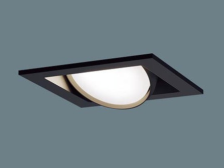 XAD1415VCE1 パナソニック 角型ユニバーサルダウンライト ブラック □100 LED（温白色） 拡散 (LGB73386LE1 後継品)