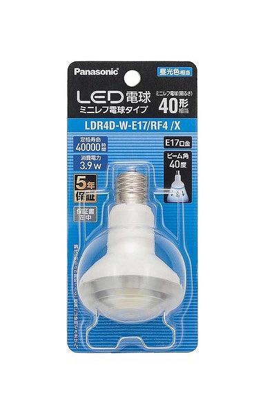Panasonic LDR6L-W-E17　6個セット 楽天市場】パナソニック LED電球 ミニレフ電球タイプ 屋内用