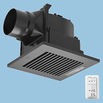【メーカー直送】 XFY-17J8VC/85 パナソニック 天井埋込形換気扇 パッと換気スイッチ付 ブラック φ100用
