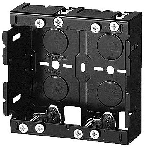 【10個セット】 SBP-2F 未来工業 パネルボックス(鉄製) 2コ用｜コネクト オンライン 9,971円