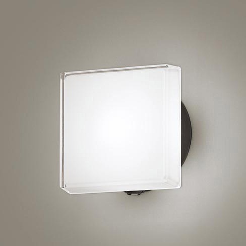 LGWC80327KLE1 パナソニック ポーチライト ブラック 拡散 LED(昼白色) センサー付 (LGWC80327LE1 相当品)