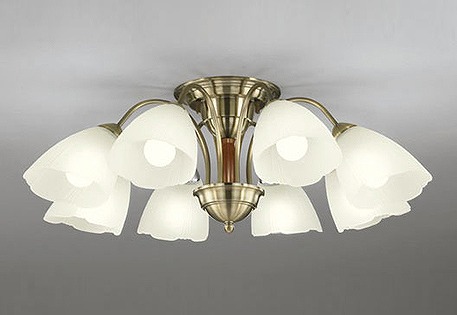 OC006918BR オーデリック シャンデリア 8灯 LED 調色 調光 Bluetooth ～12畳