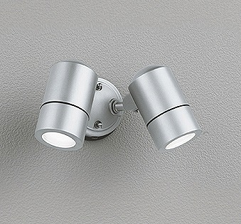 OG254565NR オーデリック 屋外用スポットライト 2灯 シルバー LED（昼白色） 広角
