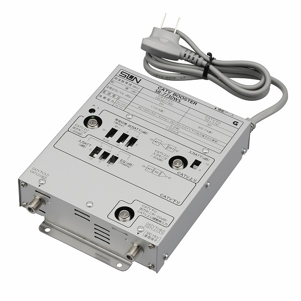 楽天市場】サン電子 CBCA35W CS・BS・CATVブースタ 35dB型 屋内用 共同