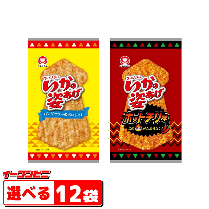 楽天市場】合食 大塩するめ いかの姿あげ（５枚入）選べる１２袋