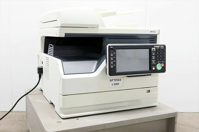 中古御役目用FAX機 NTT NTTFAX L-330 2,621枚 USB ローカルエリアネットワーク 印刷工 スキャナ 【中古】