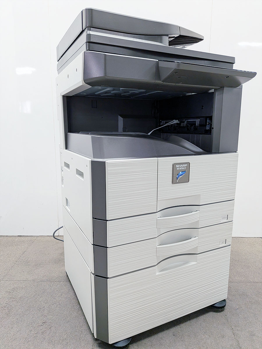 中古A3モノクロ物真似機/中古A3モノクロ結びあわせる機SHARP/小ざかしい MX-M316GV/居酒屋22886枚 物真似/スキャナー/ モノクロ【中古】
