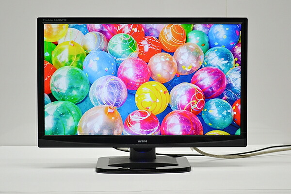 中古液晶モニター/21.5インチモニター イイヤマ iiyama ProLite E2282HS【中古】 D-Sub15 DVI-D HDMI