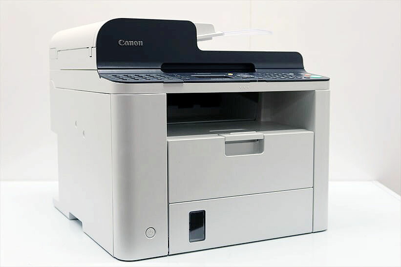 中古A4業務用FAX機/正常動作品 Canon キヤノファックス L410/カウンタ 338枚 【中古】