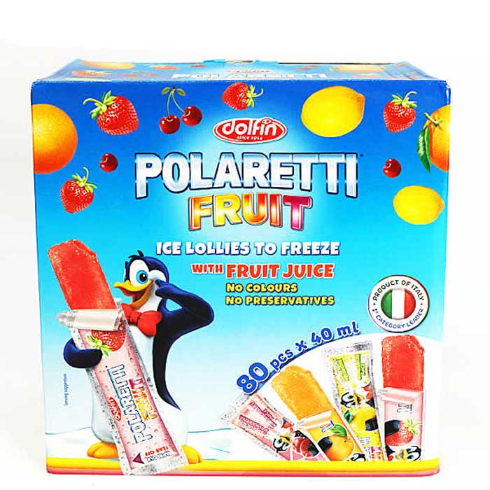 楽天市場】【送料無料】ポラレッティ フルーツ 80本入り アイス