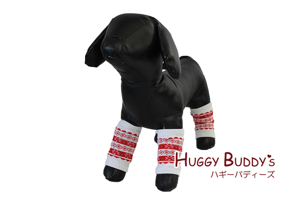 【楽天市場】レッグウォーマー ノルディック （犬用 1足分4個セット） HUGGY BUDDY'S(ハギーバディーズ)【メール便送料無料/代引