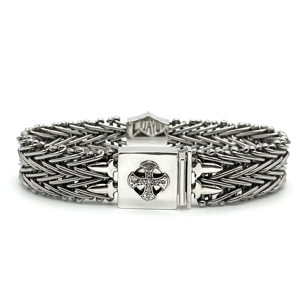 ロイヤルオーダー Royal Order シェブロンロイヤル Chevron Royale ベルヴェデール ブレスレット Belveder Bracelet Plain Box Cross Diapave