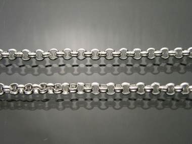 しろがね色チェーン店 SilverChain 5.0粍渦巻形チェーン店 60糎