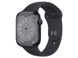 ★アップル / APPLE Apple Watch Series 8 GPSモデル 45mm MNP13J/A [ミッドナイトスポーツバンド]【スマートウォッチ・ウェアラブル端末】【送料無料】