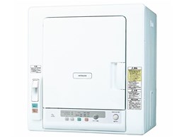 日立　HITACHI DE-N60HV(W) WHITE 衣類乾燥機　6キロ 日立 衣類乾燥機 DE-N60HV ピュアホワイト 乾燥 6kg 電気衣類