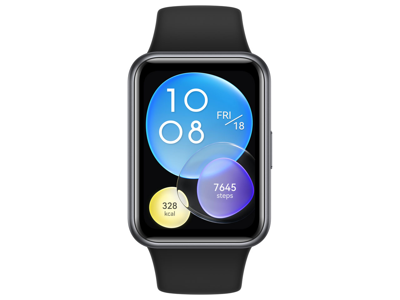 ★HUAWEI WATCH FIT 2 活動的ひな形 [真夜中黒いこと]【スマートウォッチ・ウェアラブル先っぽ】【貨物輸送無料】