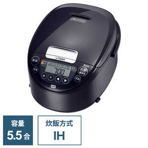 楽天市場】タイガー IH 炊飯器 JPW-Y100KV 5.5合 ブラック 遠赤黒厚釜