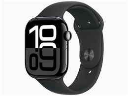 ★アップル / APPLE Apple Watch Series 10 GPSモデル 46mm MWWP3J/A [ジェットブラック・ブラックスポーツバンド S/M]【スマートウォッチ・ウェアラブル端末】【送料無料】