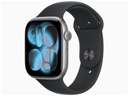 ★アップル / APPLE Apple Watch Series 11 GPSモデル 46mm MEV44J/A [スペースグレイ・ブラックスポーツバンド M/L]【スマートウォッチ・ウェアラブル端末】【送料無料】