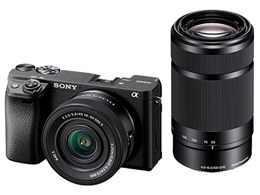 ★ソニー / SONY α6400 ILCE-6400X ダブルズームレンズキット [黒いこと]【デジタル一眼写真機】【貨物輸送無料】