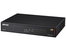 ★バッファロー LXW-10G8 [ブラック]【スイッチングハブ(ネットワークハブ)】【送料無料】｜ディーライズ2号店