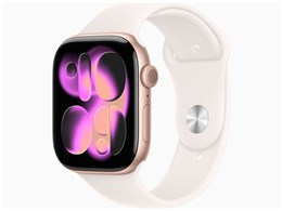 ★アップル / APPLE Apple Watch Series 11 GPSモデル 46mm MEV74J/A [ローズゴールド・ライトブラッシュスポーツバンド M/L]【スマートウォッチ・ウェアラブル端末】【送料無料】