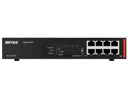★バッファロー 法人向け レイヤー2 Giga PoE アンマネージスイッチ BS-GU2108P [ブラック]【スイッチングハブ(ネットワークハブ)】【送料無料】