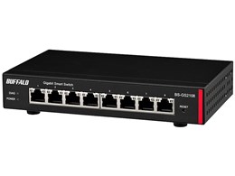★バッファロー 法人向け レイヤー2 Giga スマートスイッチ BS-GS2108 [ブラック]【スイッチングハブ(ネットワークハブ)】【送料無料】