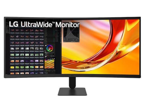 ★LG電子工学 UWQHD 3440×1440 21:9曲面型 VAダイアログボックス ウルトラワイドモニター 34U601B-B [34in]【パソコン管する・液晶見せびらかす】【貨物輸送無料】